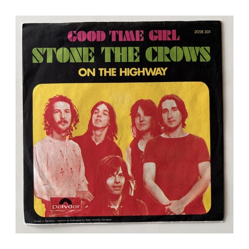 Stone the Crows - Good Time Girl 2058 301