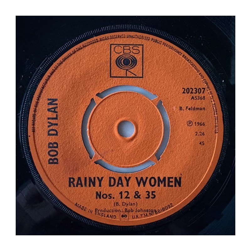 Bob Dylan - Rainy Day Women 202307
