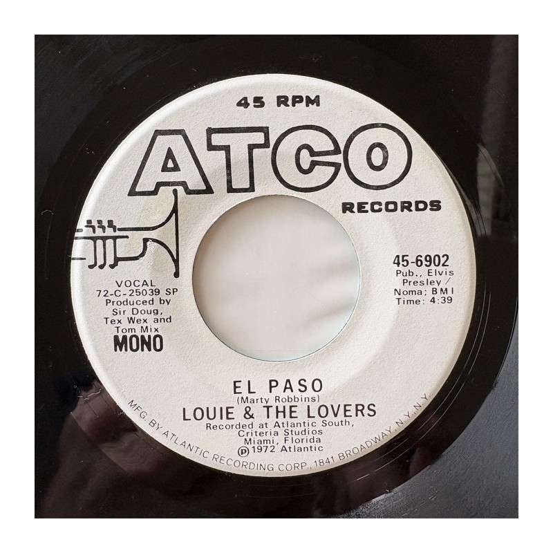 Louie & The Lovers - El Paso 45-6902