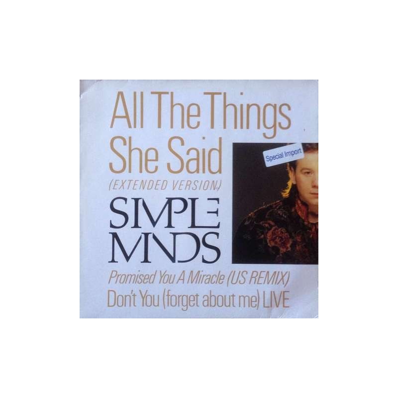 Simple minds - All The Things She Said (Extended Version) 608 131-213