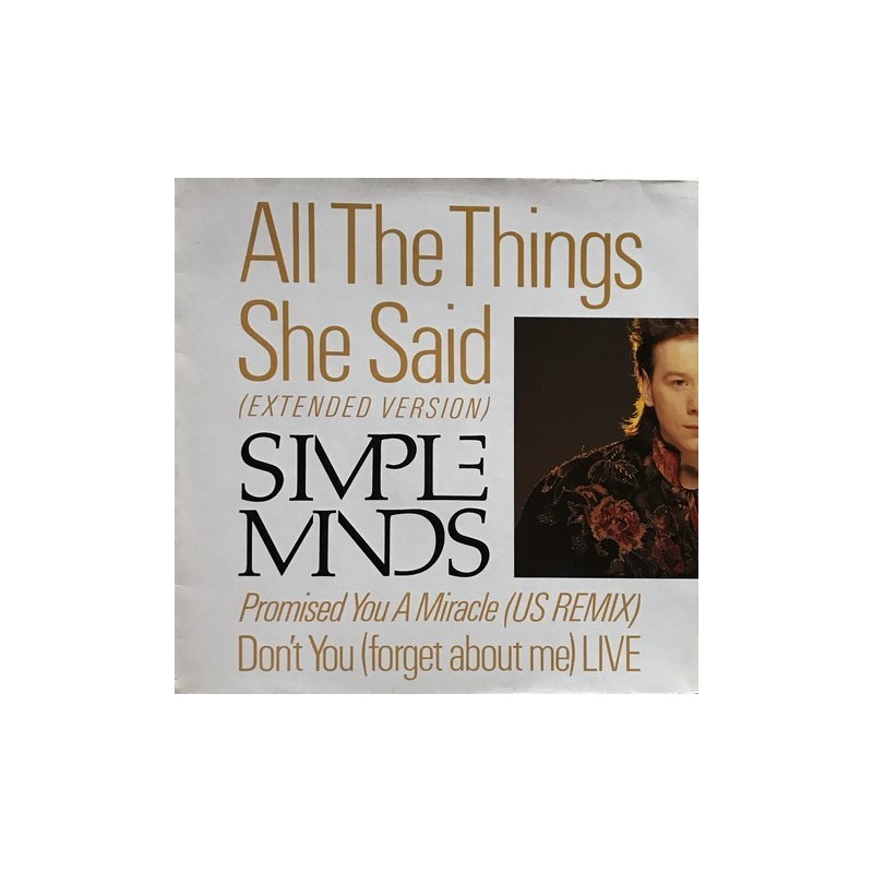 Simple minds - All The Things She Said (Extended Version) 608 131-213