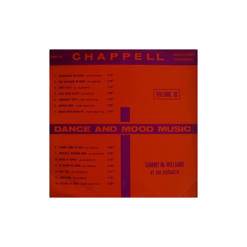 Sammy Mc Williams - Vol. 10 DMM 310